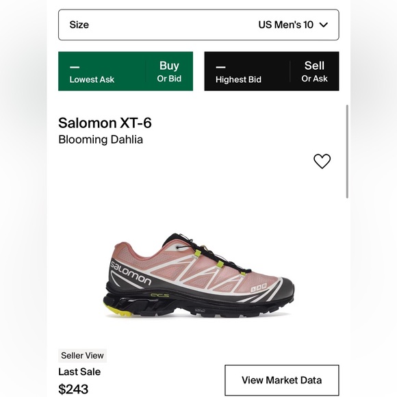 Salomon XT-6 Blooming Dahlia Men´s 10